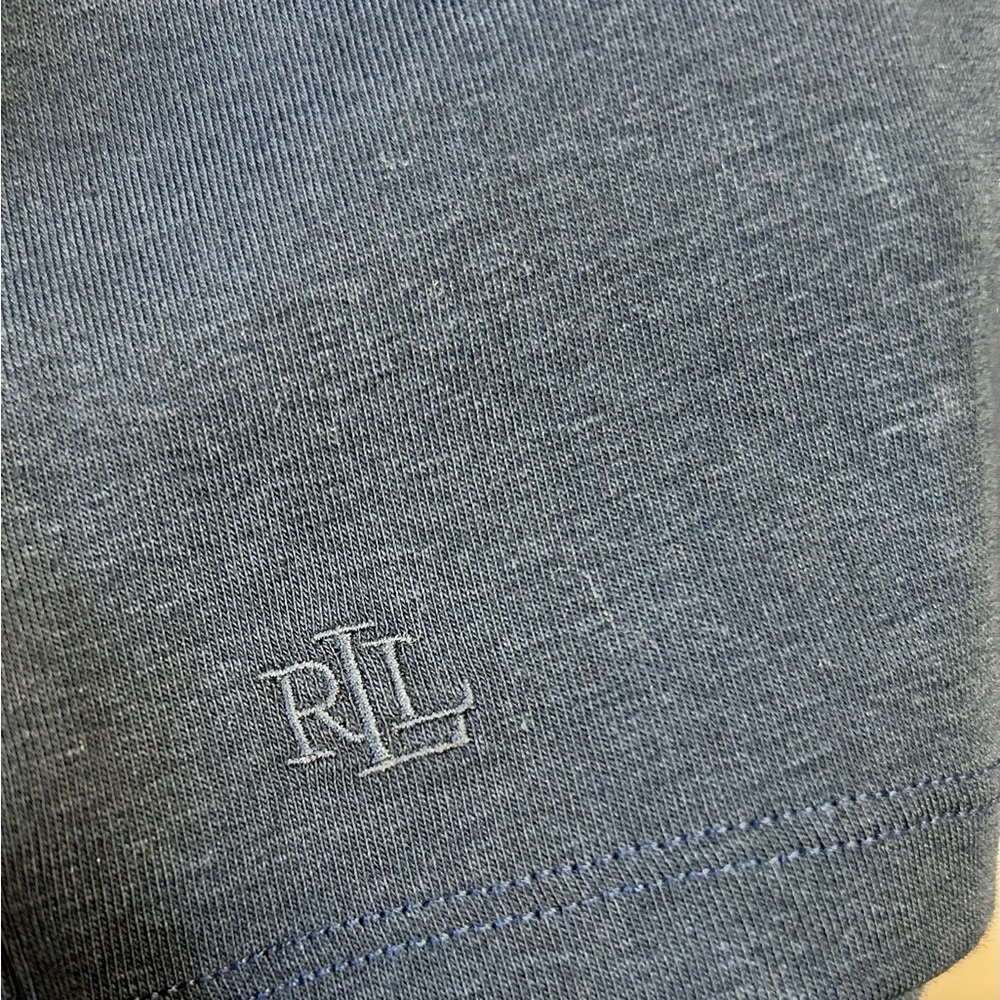Lauren Ralph Lauren (Black Label) Navy Short Sleeve Tee - Picture 5 of 6